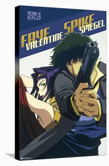 Cowboy Bebop - Spike & Faye-Trends International-Stretched Canvas