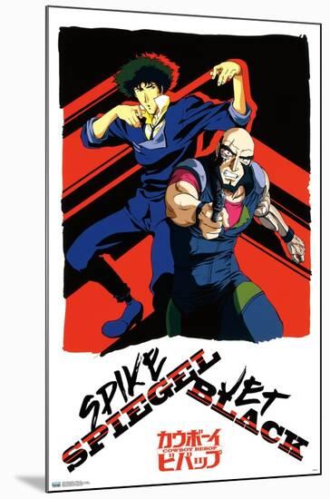 Cowboy Bebop - Spike & Jet-Trends International-Mounted Poster