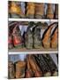 Cowboy Boots at Ranch, Marion, Montana, USA-Chuck Haney-Mounted Photographic Print