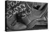 Cowboy Boots BW I-Kathy Mahan-Stretched Canvas