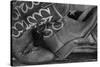 Cowboy Boots BW I-Kathy Mahan-Stretched Canvas