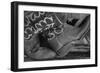 Cowboy Boots BW I-Kathy Mahan-Framed Premium Photographic Print