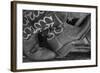 Cowboy Boots BW I-Kathy Mahan-Framed Photographic Print