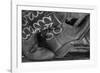 Cowboy Boots BW I-Kathy Mahan-Framed Photographic Print