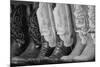 Cowboy Boots BW II-Kathy Mahan-Mounted Photographic Print