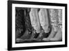 Cowboy Boots BW II-Kathy Mahan-Framed Photographic Print