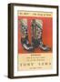 Cowboy Boots by Tony Lama-null-Framed Art Print