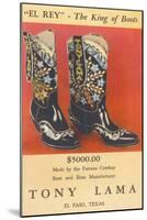 Cowboy Boots by Tony Lama-null-Mounted Art Print