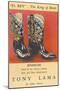 Cowboy Boots by Tony Lama-null-Mounted Art Print