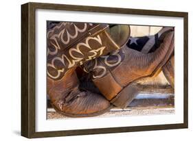 Cowboy Boots I-Kathy Mahan-Framed Photographic Print