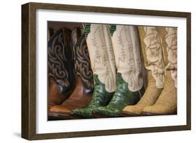 Cowboy Boots II-Kathy Mahan-Framed Art Print