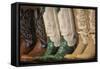 Cowboy Boots II-Kathy Mahan-Framed Stretched Canvas