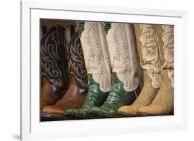 Cowboy Boots II-Kathy Mahan-Framed Premium Giclee Print