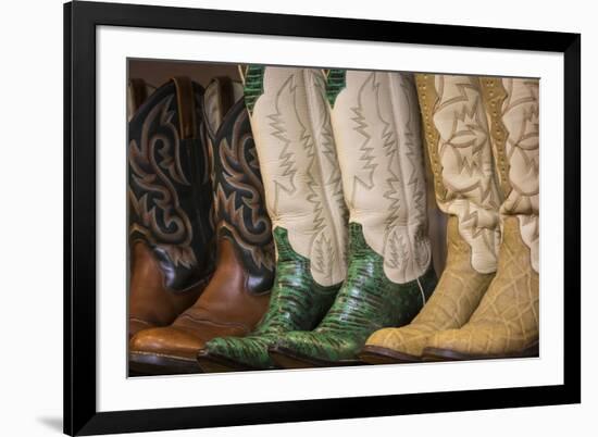 Cowboy Boots II-Kathy Mahan-Framed Premium Giclee Print