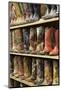 Cowboy Boots Lining the Shelves, Austin, Texas, United States of America, North America-Gavin-Mounted Photographic Print