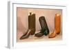 Cowboy Boots, Retro-null-Framed Art Print