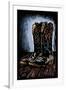 Cowboy Boots - Scratchboard-Lantern Press-Framed Art Print