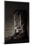 Cowboy Boots VIII BW-Nathan Larson-Mounted Photographic Print