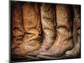 Cowboy Boots-Don Paulson-Mounted Giclee Print