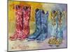 Cowboy Boots-Richard Wallich-Mounted Giclee Print