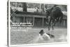 Cowboy Bucked Off Bronco, Montana-null-Stretched Canvas