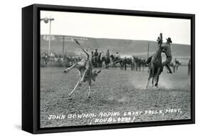 Cowboy Calf-Roping, Montana-null-Framed Stretched Canvas