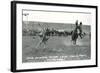 Cowboy Calf-Roping, Montana-null-Framed Art Print