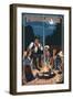 Cowboy Campfire Story Telling - Pendleton, Oregon-Lantern Press-Framed Art Print