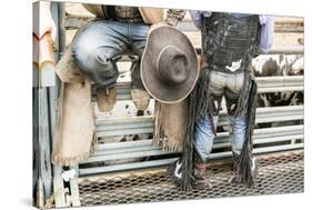 Cowboy Competitor in His Riding Regalia, Taos, New Mexico-Julien McRoberts-Stretched Canvas