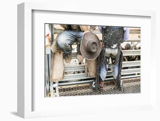 Cowboy Competitor in His Riding Regalia, Taos, New Mexico-Julien McRoberts-Framed Photographic Print