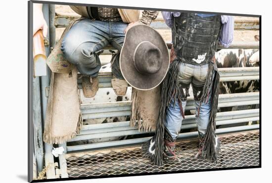 Cowboy Competitor in His Riding Regalia, Taos, New Mexico-Julien McRoberts-Mounted Photographic Print