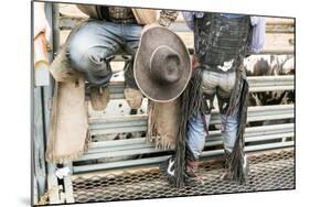 Cowboy Competitor in His Riding Regalia, Taos, New Mexico-Julien McRoberts-Mounted Photographic Print