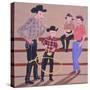 Cowboy Family, 2001-Joe Heaps Nelson-Stretched Canvas