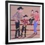 Cowboy Family, 2001-Joe Heaps Nelson-Framed Giclee Print