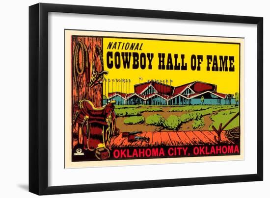 Cowboy Hall of Fame, Oklahoma City-null-Framed Premium Giclee Print