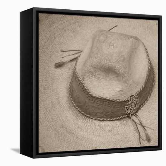 Cowboy Hat-Kathy Mahan-Framed Stretched Canvas
