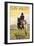 Cowboy & Horse, Sun Valley, Idaho-Lantern Press-Framed Art Print