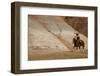 Cowboy in the Painted Hills-Terry Eggers-Framed Photographic Print