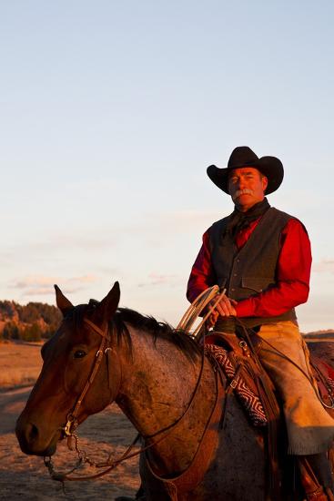 'Cowboy in the Sunshine' Photographic Print - Terry Eggers | AllPosters.com