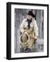 Cowboy Jack Perry at Judith Gap, Montana, USA-Chuck Haney-Framed Photographic Print