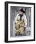 Cowboy Jack Perry at Judith Gap, Montana, USA-Chuck Haney-Framed Photographic Print