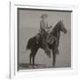 Cowboy Jim "Kid" Willoughby Champion Rider And Roper From Cheyenne, Wyoming-C.D. Kirkland-Framed Art Print