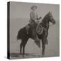 Cowboy Jim "Kid" Willoughby Champion Rider And Roper From Cheyenne, Wyoming-C.D. Kirkland-Stretched Canvas