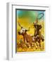 Cowboy Lassoing Cattle-Mcbride-Framed Giclee Print