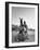 Cowboy Mounting a Horse-Carl Mydans-Framed Photographic Print