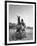 Cowboy Mounting a Horse-Carl Mydans-Framed Photographic Print