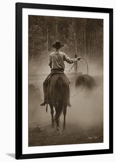 Cowboy Named Bronco-Barry Hart-Framed Giclee Print