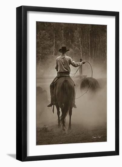 Cowboy Named Bronco-Barry Hart-Framed Art Print