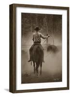 Cowboy Named Bronco-Barry Hart-Framed Art Print