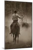 Cowboy Named Bronco-Barry Hart-Mounted Art Print